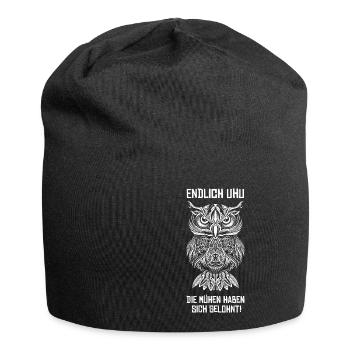 Unter Hundert Diät Fitness Abnehmen Unter 100 kg - Jersey-Beanie - Schwarz - Vorne