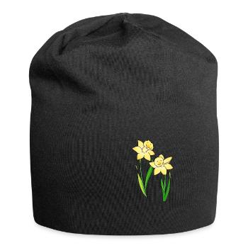 daffodils - Jersey Beanie - black - Front