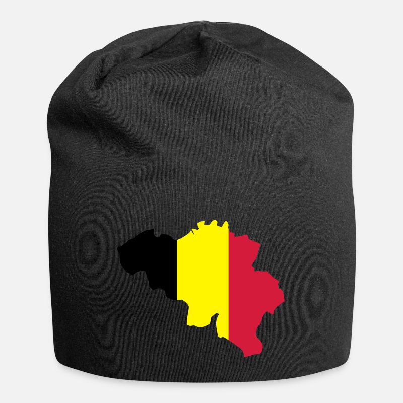 Belgique - Bonnet en jersey - noir