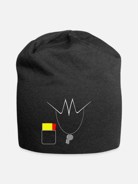 Schiedsrichter - Jersey-Beanie - Schwarz