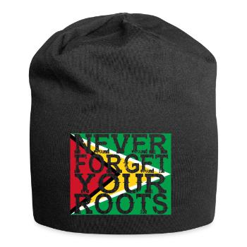never forget roots home Guyana - Jersey Beanie - black - Front
