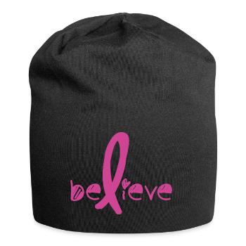 Croyez Combat de cancer - Bonnet en jersey - noir - Devant