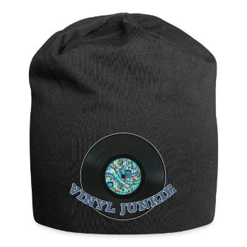 Drogué de vinyle - Bonnet en jersey - noir - Devant