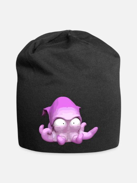 TintenfischMops - Jersey Beanie - black