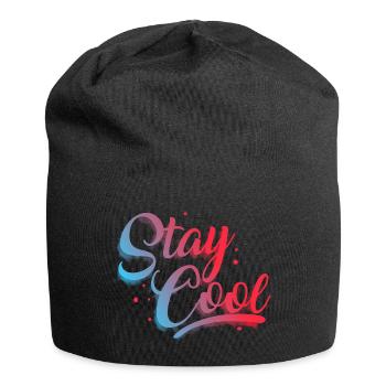 reste detendu - Bonnet en jersey - noir - Devant