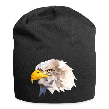 Aigle à tête blanche aigle de mer Aigle américain Eagle - Bonnet en jersey - noir - Devant