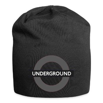 Signe souterrain - Bonnet en jersey - noir - Devant