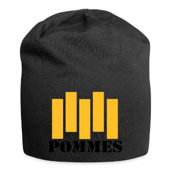 Pommes - Jersey-Beanie - Schwarz - Vorne