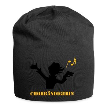 Chorbändigerin - Jersey-Beanie - Schwarz - Vorne