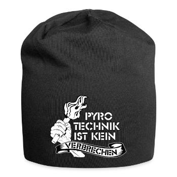 Pyro Technik ist kein Verbrechen - Jersey-Beanie - Schwarz - Vorne