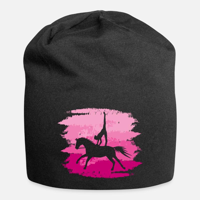 Volti Pferdesport Voltigieren - Jersey-Beanie - Schwarz