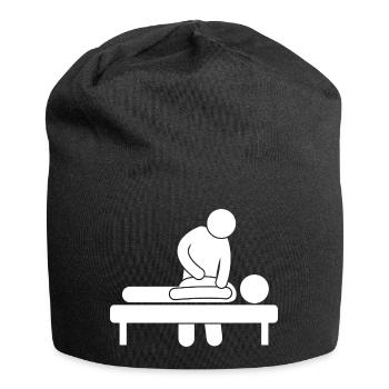 Physiotherapist Physiotherapist Physiotherapist Physiotherapist - Jersey Beanie - black - Front