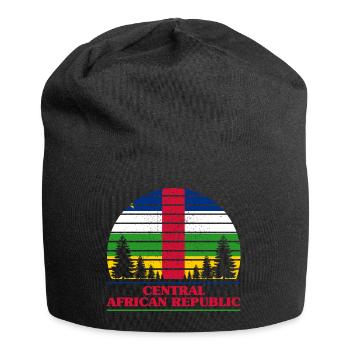 Central African Republic - Jersey Beanie - black - Front