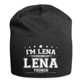 Lena - Bonnet en jersey - noir - Devant