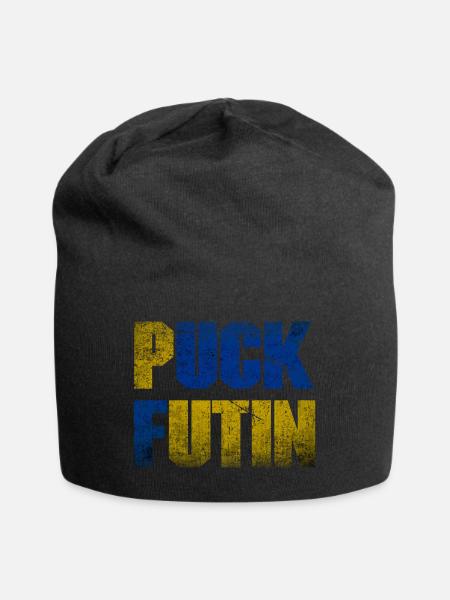 Puck Futin - Jersey-Beanie - Schwarz