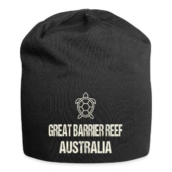 LE GRAND RÉCIF BARIER - AUSTRALIE - Bonnet en jersey - noir - Devant