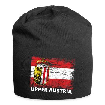 Oberösterreich - Österreich Upper Austria / Linz - Jersey Beanie - black - Front