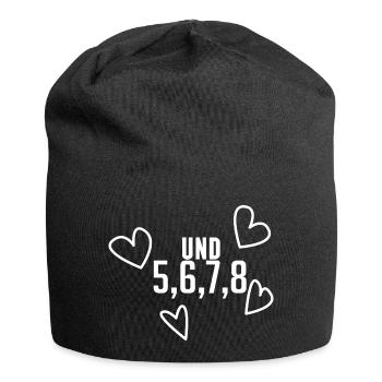 Tanzen Tanz Tanzkurs Rhythmus - Jersey-Beanie - Schwarz - Vorne
