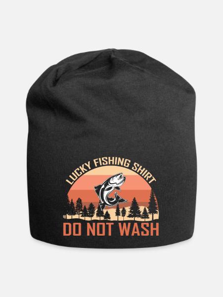 Fishermen Fishing Fishing Fishing Anglers Fish Fish - Jersey Beanie - black