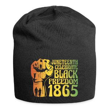Juneteenth Black Freedom 1865 - Jersey-Beanie - Schwarz - Vorne
