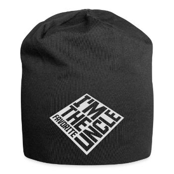 at The Favorite Uncle - Jersey Beanie - black - Front