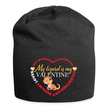 Valentine's Lizard - Bonnet en jersey - noir - Devant