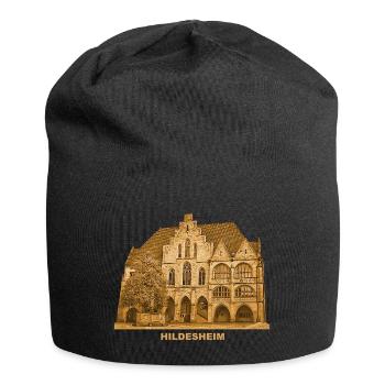 Hildesheim Rathaus Marktplatz Niedersachsen - Jersey-Beanie - Schwarz - Vorne