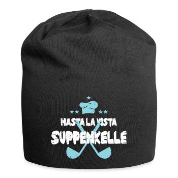 Bis bald Suppenkelle - Jersey-Beanie - Schwarz - Vorne