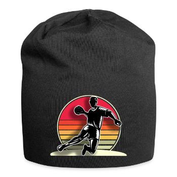 Handball Handballer - Jersey-Beanie - Schwarz - Vorne