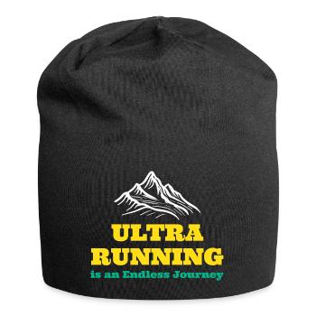 Ultra Running is an Endless Journey - Jersey Beanie - black - Front