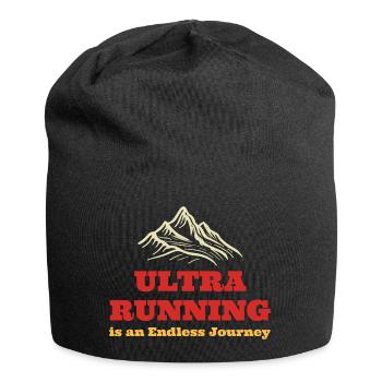 Ultra Running is an Endless Journey - Jersey Beanie - black - Front