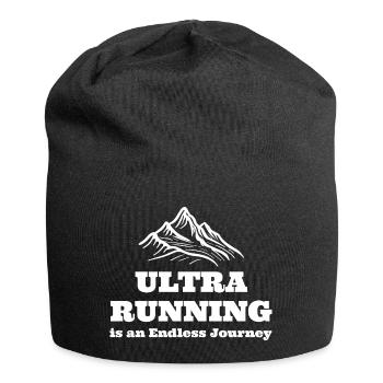 Ultra Running is an Endless Journey - Jersey Beanie - black - Front