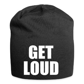Get loud - Jersey Beanie - black - Front