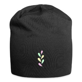 Colorfull Flower - Jersey Beanie - black - Front