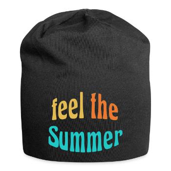 Feel the Summer - Jersey Beanie - black - Front