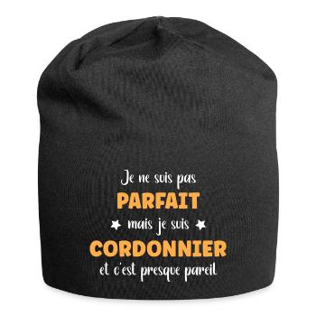cordonnier - Bonnet en jersey - noir - Devant