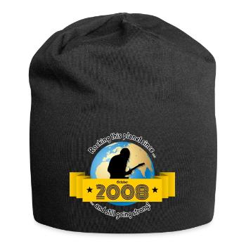 15. Geburtstag Rocking this planet since 10/2008 - Jersey-Beanie - Schwarz - Vorne