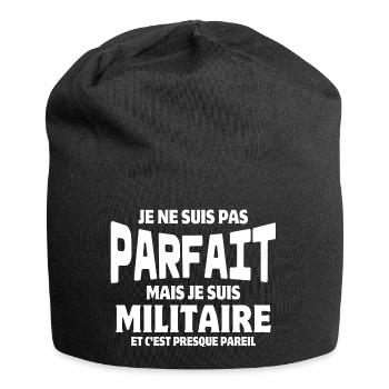 militaire, armée de terre - Bonnet en jersey - noir - Devant