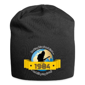 40ème anniversaire Faire vibrer cette planète depuis 01/1984 - Bonnet en jersey - noir - Devant