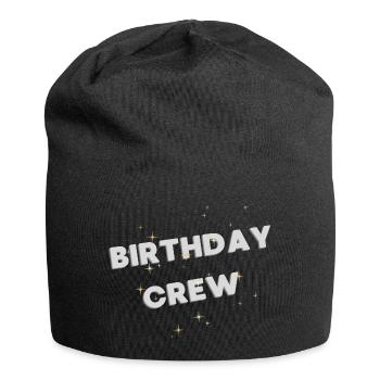 Birthday Crew - Jersey Beanie - black - Front