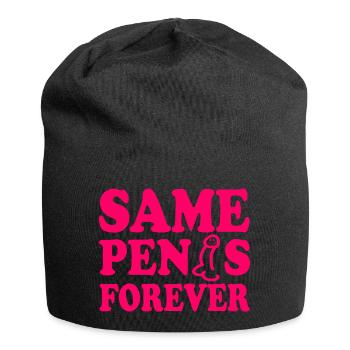 Same penis forever - Jersey Beanie - black - Front