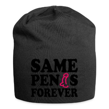 Same penis forever - Jersey Beanie - black - Front