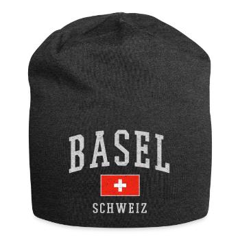Basel - Jersey Beanie - charcoal grey - Front