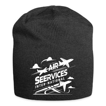 Air services international - Jersey Beanie - charcoal grey - Front