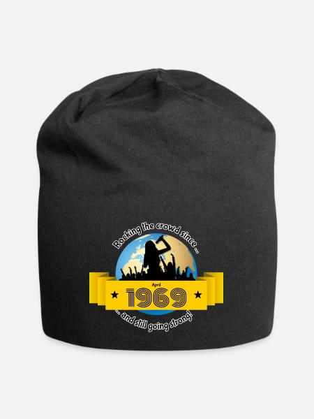 55e anniversaire Faire vibrer la foule depuis 04/1969 - Bonnet en jersey - noir