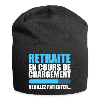Humour Cadeau Retraité - Retraite En Cours - Bonnet en jersey - noir - Devant