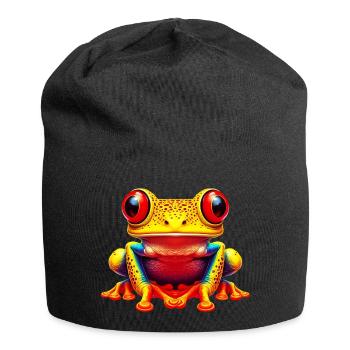 Grenouille - Bonnet en jersey - noir - Devant