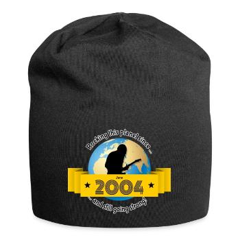 20. Geburtstag Rocking this planet since 06/2004 - Jersey-Beanie - Schwarz - Vorne