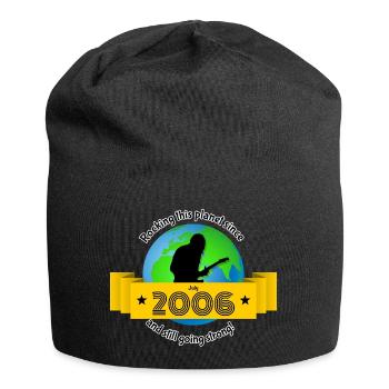 18. Geburtstag qui fait vibrer cette planète depuis 07/2006 - Bonnet en jersey - noir - Devant