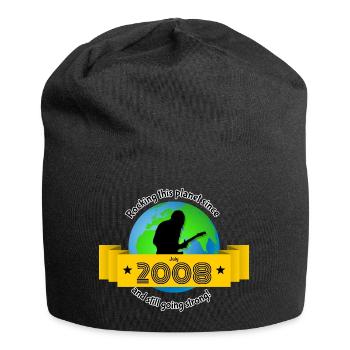 16. Geburtstag Rocking this planet since 07/2008 - Jersey Beanie - black - Front
